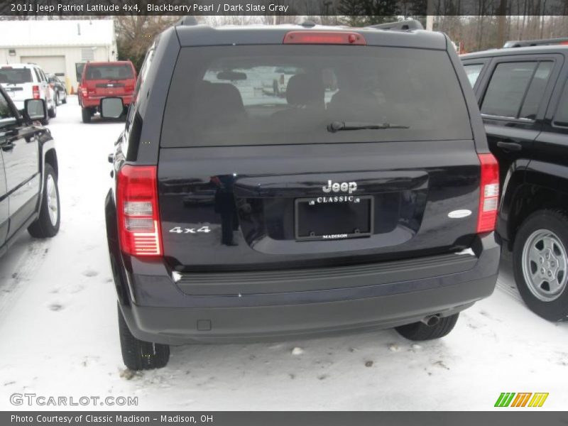 Blackberry Pearl / Dark Slate Gray 2011 Jeep Patriot Latitude 4x4