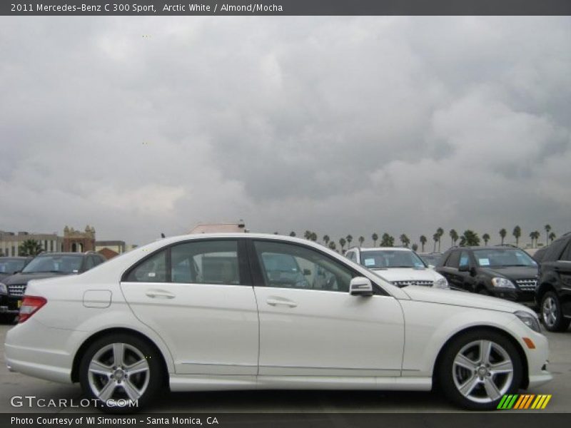 Arctic White / Almond/Mocha 2011 Mercedes-Benz C 300 Sport