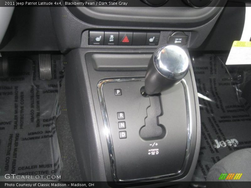  2011 Patriot Latitude 4x4 CVT2 AutoStick Automatic Shifter