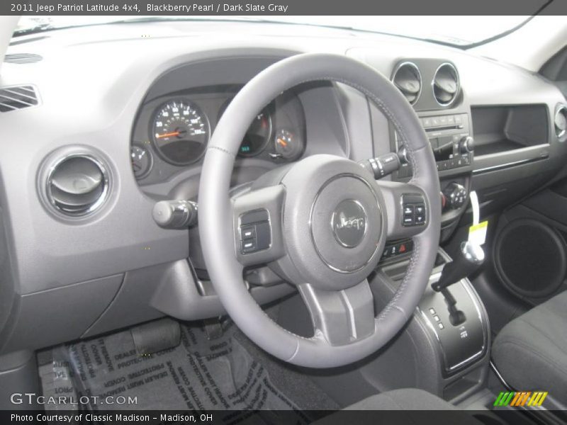 Blackberry Pearl / Dark Slate Gray 2011 Jeep Patriot Latitude 4x4