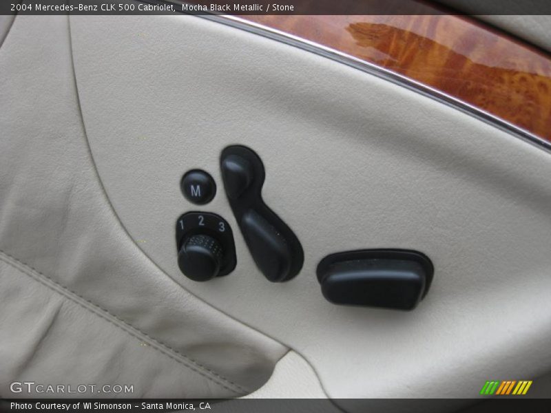 Controls of 2004 CLK 500 Cabriolet