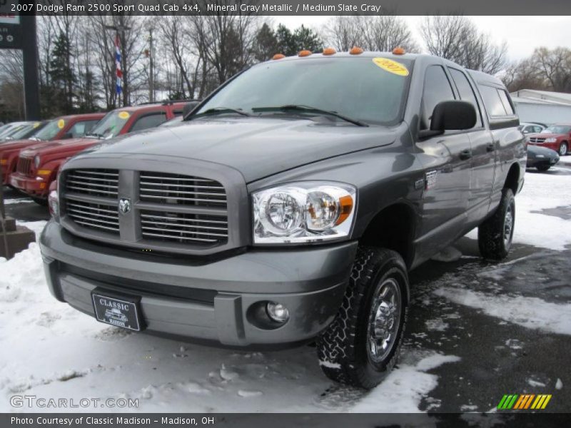 Mineral Gray Metallic / Medium Slate Gray 2007 Dodge Ram 2500 Sport Quad Cab 4x4