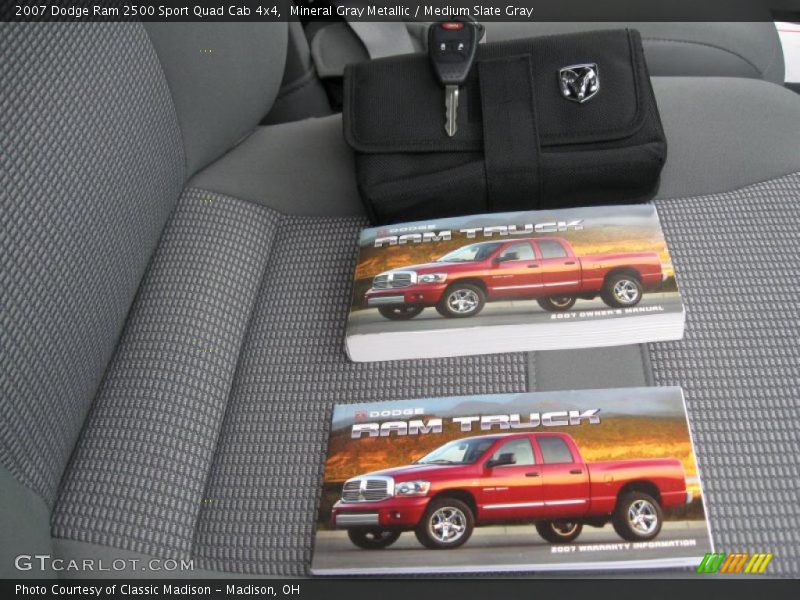 Mineral Gray Metallic / Medium Slate Gray 2007 Dodge Ram 2500 Sport Quad Cab 4x4