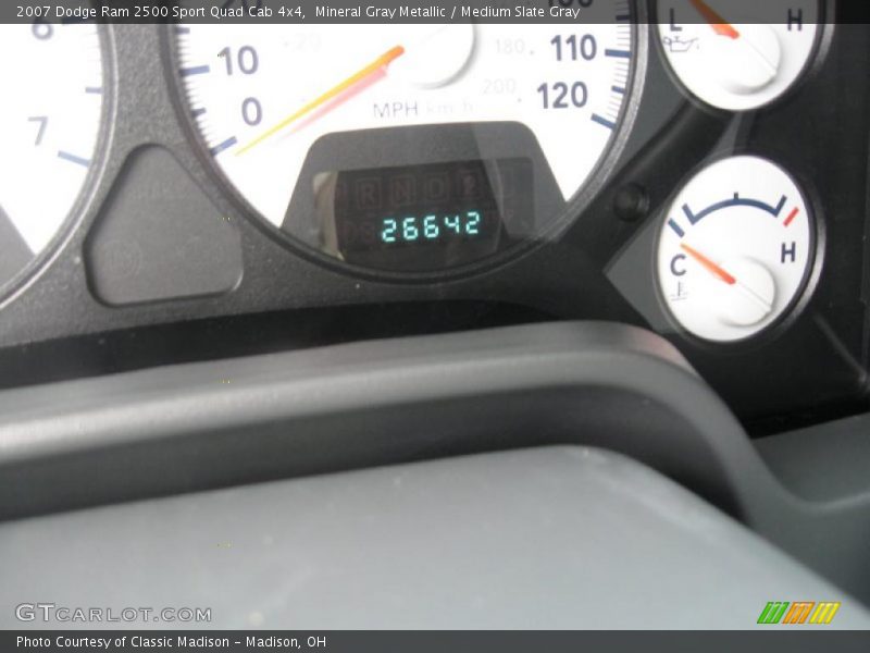 Mineral Gray Metallic / Medium Slate Gray 2007 Dodge Ram 2500 Sport Quad Cab 4x4