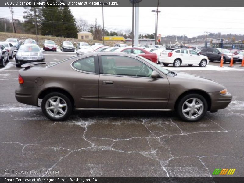 Bronzemist Metallic / Neutral 2001 Oldsmobile Alero GL Coupe