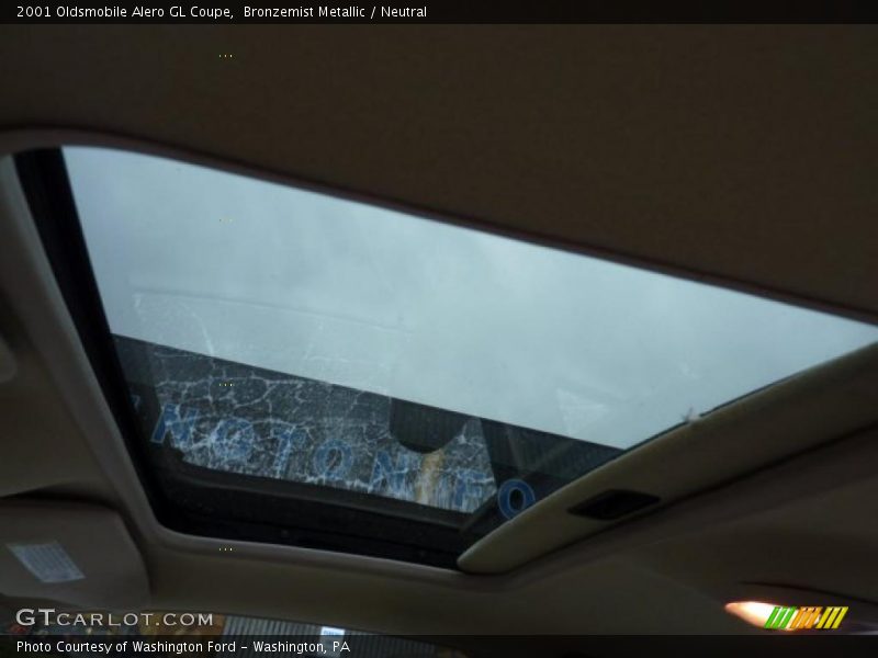 Bronzemist Metallic / Neutral 2001 Oldsmobile Alero GL Coupe