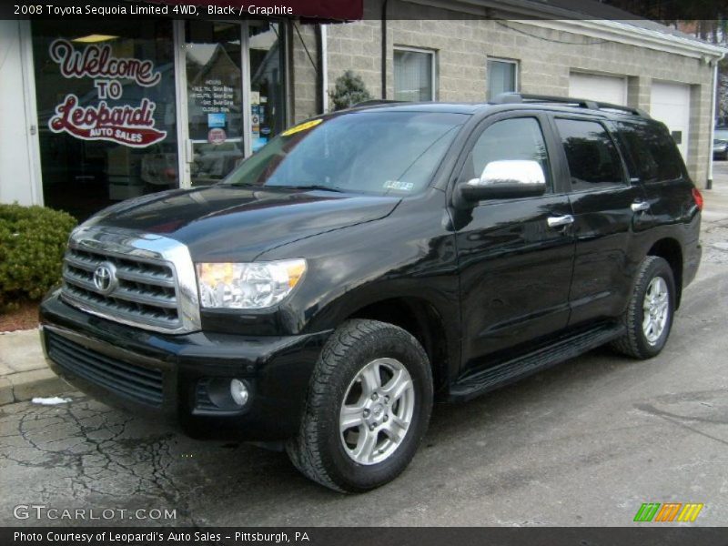 Black / Graphite 2008 Toyota Sequoia Limited 4WD