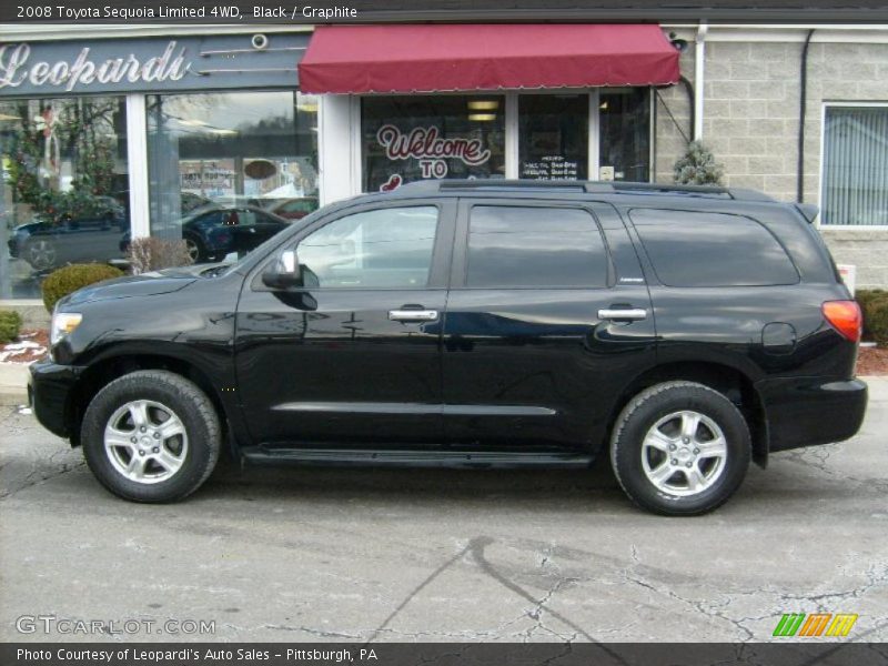 Black / Graphite 2008 Toyota Sequoia Limited 4WD