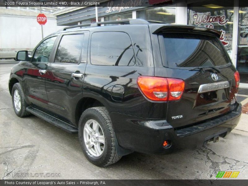 Black / Graphite 2008 Toyota Sequoia Limited 4WD