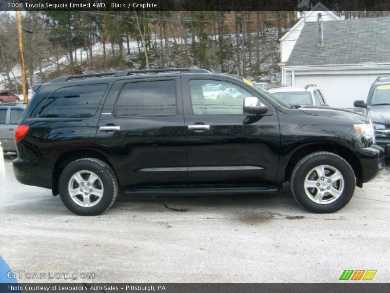 Black / Graphite 2008 Toyota Sequoia Limited 4WD