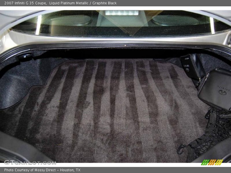 Liquid Platinum Metallic / Graphite Black 2007 Infiniti G 35 Coupe