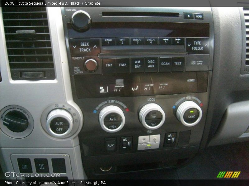 Black / Graphite 2008 Toyota Sequoia Limited 4WD