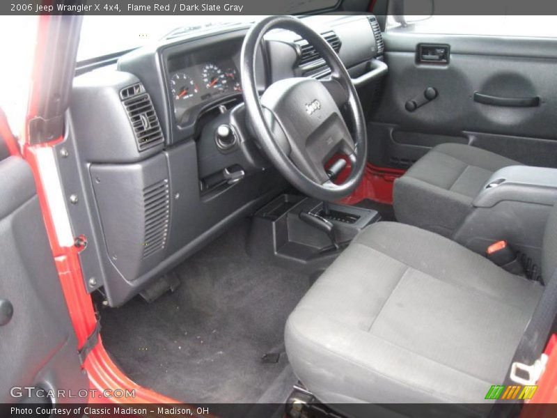 Flame Red / Dark Slate Gray 2006 Jeep Wrangler X 4x4