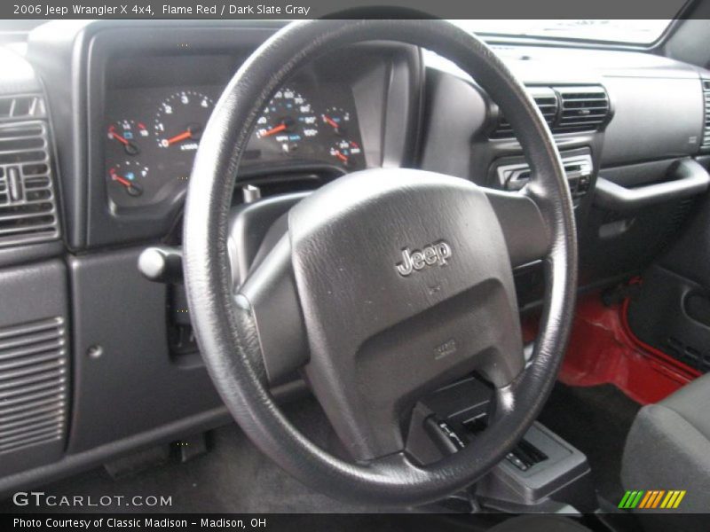 Flame Red / Dark Slate Gray 2006 Jeep Wrangler X 4x4