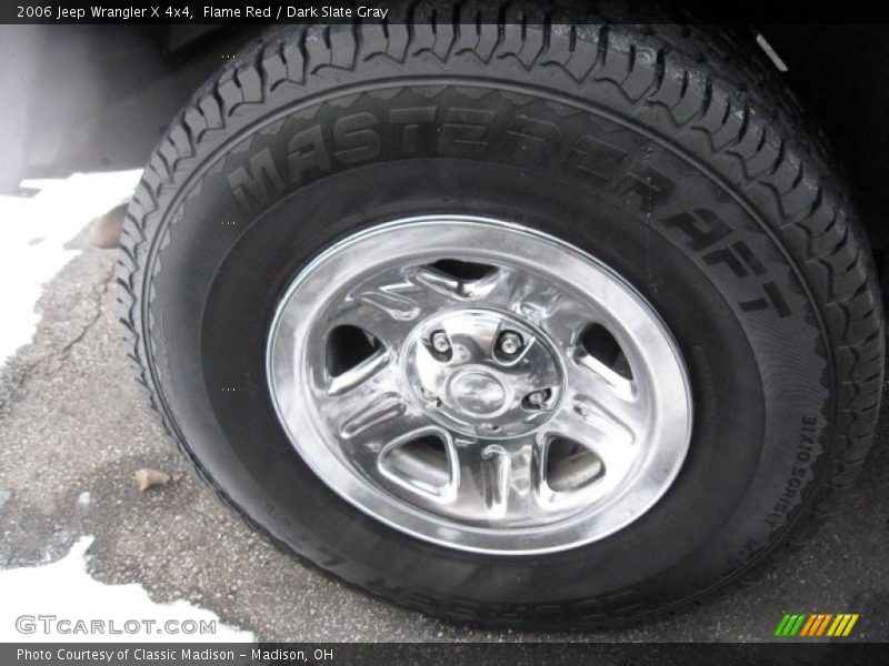 Flame Red / Dark Slate Gray 2006 Jeep Wrangler X 4x4