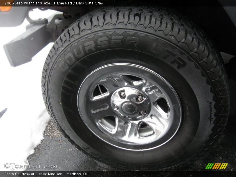 Flame Red / Dark Slate Gray 2006 Jeep Wrangler X 4x4