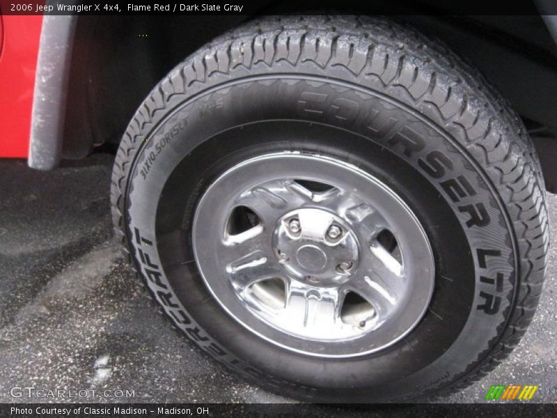 Flame Red / Dark Slate Gray 2006 Jeep Wrangler X 4x4