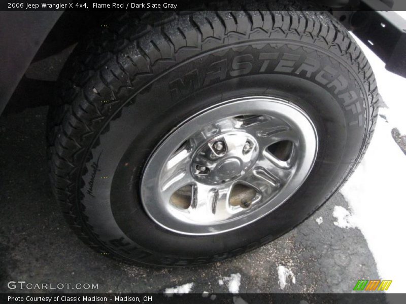 Flame Red / Dark Slate Gray 2006 Jeep Wrangler X 4x4
