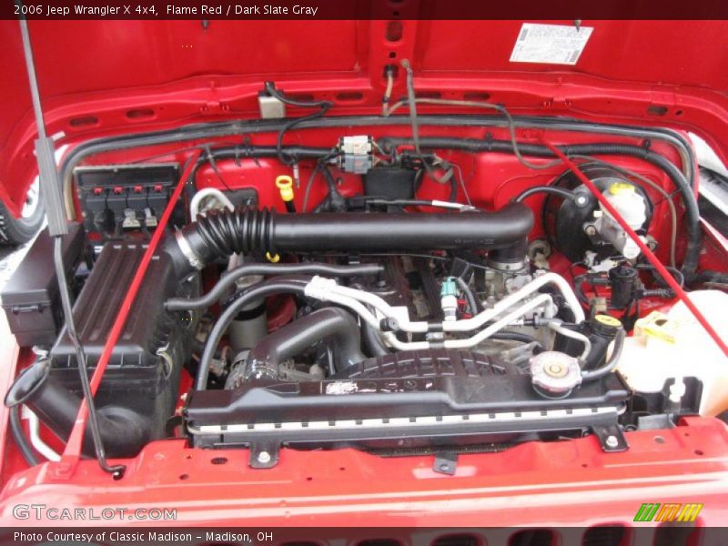 Flame Red / Dark Slate Gray 2006 Jeep Wrangler X 4x4