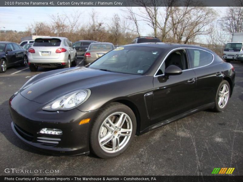 Front 3/4 View of 2010 Panamera 4S