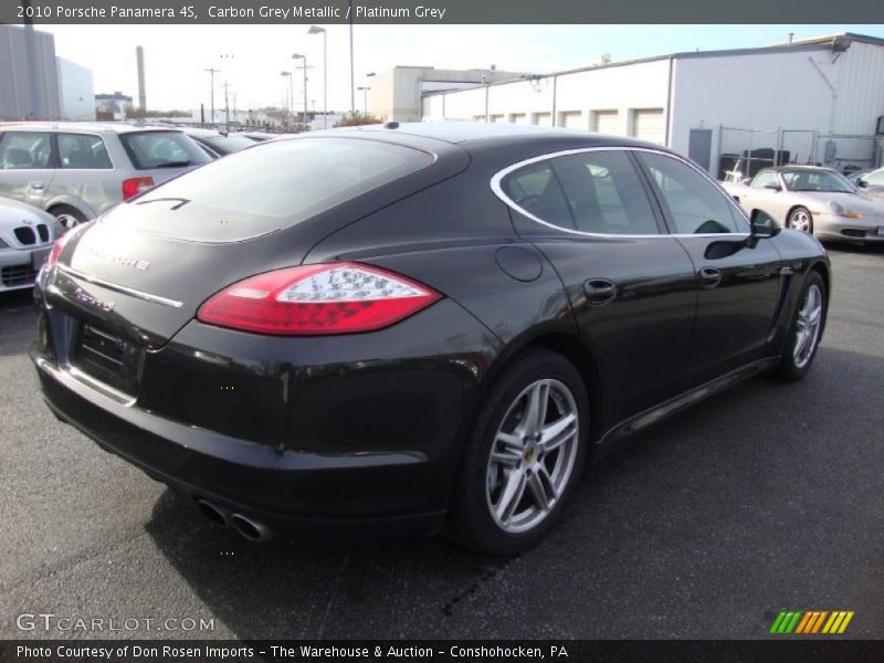 Carbon Grey Metallic / Platinum Grey 2010 Porsche Panamera 4S