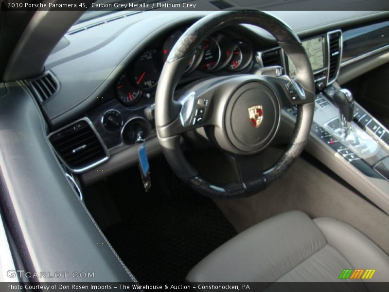 Carbon Grey Metallic / Platinum Grey 2010 Porsche Panamera 4S