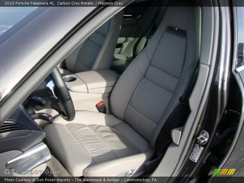 Carbon Grey Metallic / Platinum Grey 2010 Porsche Panamera 4S