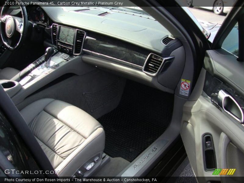 Carbon Grey Metallic / Platinum Grey 2010 Porsche Panamera 4S