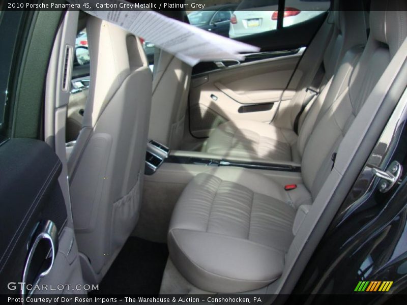 Carbon Grey Metallic / Platinum Grey 2010 Porsche Panamera 4S