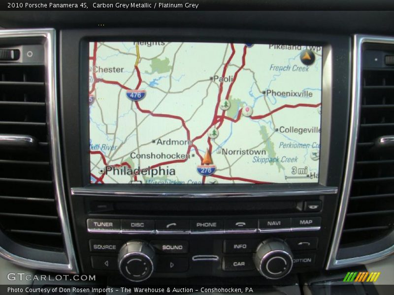 Navigation of 2010 Panamera 4S