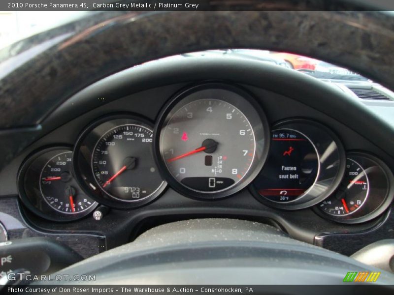  2010 Panamera 4S 4S Gauges