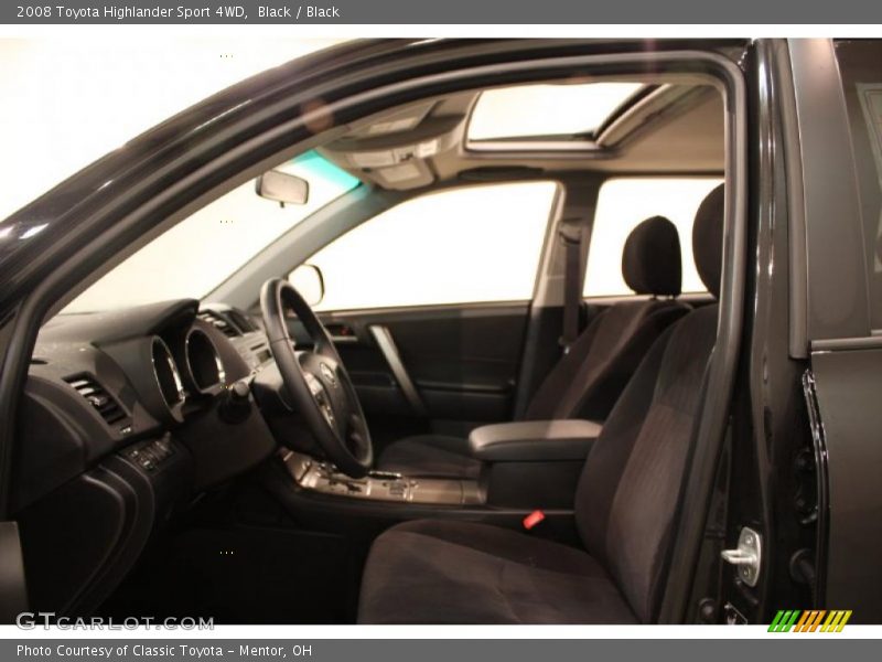 Black / Black 2008 Toyota Highlander Sport 4WD