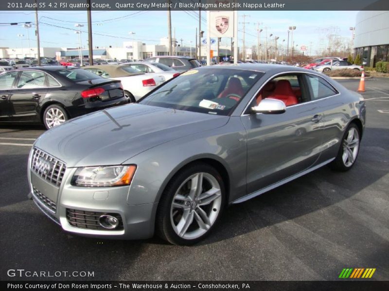 Front 3/4 View of 2011 S5 4.2 FSI quattro Coupe