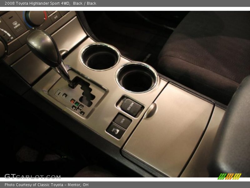 Black / Black 2008 Toyota Highlander Sport 4WD