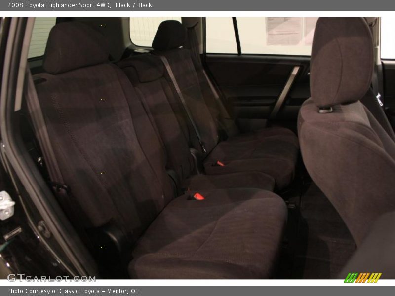 Black / Black 2008 Toyota Highlander Sport 4WD