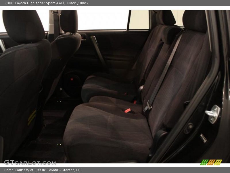 Black / Black 2008 Toyota Highlander Sport 4WD