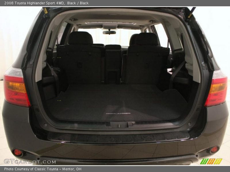 Black / Black 2008 Toyota Highlander Sport 4WD