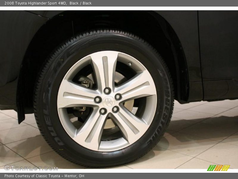 Black / Black 2008 Toyota Highlander Sport 4WD