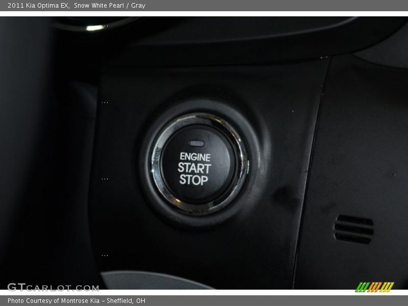 Snow White Pearl / Gray 2011 Kia Optima EX
