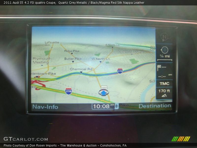 Navigation of 2011 S5 4.2 FSI quattro Coupe