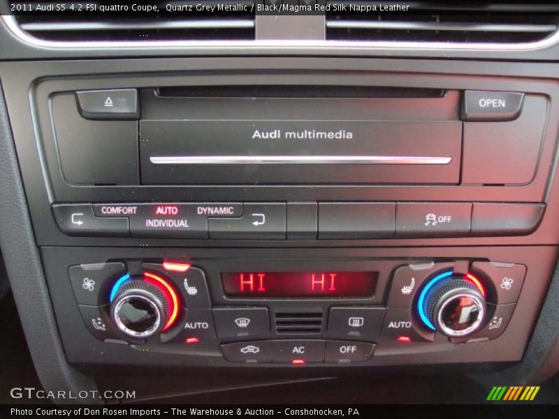 Controls of 2011 S5 4.2 FSI quattro Coupe