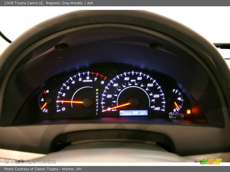 Magnetic Gray Metallic / Ash 2008 Toyota Camry LE