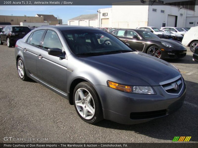 Anthracite Metallic / Ebony 2005 Acura TL 3.2