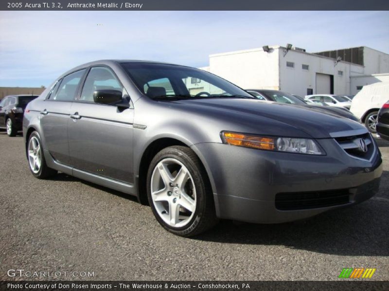 Anthracite Metallic / Ebony 2005 Acura TL 3.2