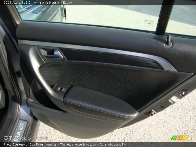 Anthracite Metallic / Ebony 2005 Acura TL 3.2