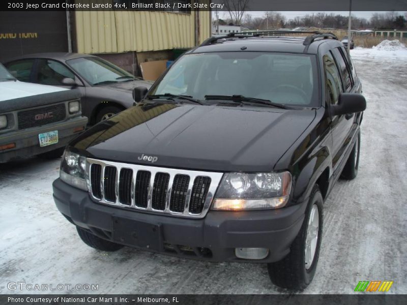 Brilliant Black / Dark Slate Gray 2003 Jeep Grand Cherokee Laredo 4x4