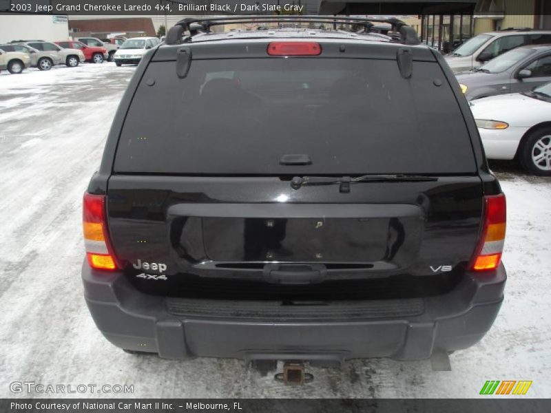 Brilliant Black / Dark Slate Gray 2003 Jeep Grand Cherokee Laredo 4x4