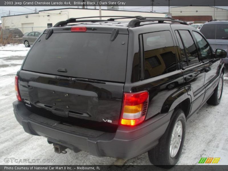 Brilliant Black / Dark Slate Gray 2003 Jeep Grand Cherokee Laredo 4x4