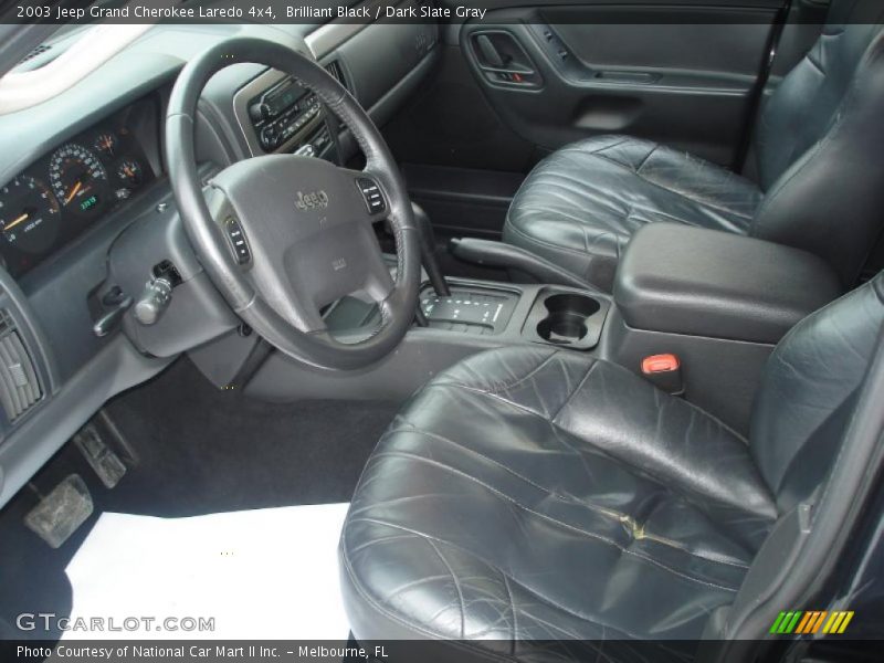 Brilliant Black / Dark Slate Gray 2003 Jeep Grand Cherokee Laredo 4x4