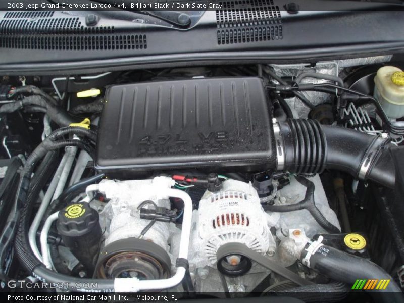 Brilliant Black / Dark Slate Gray 2003 Jeep Grand Cherokee Laredo 4x4